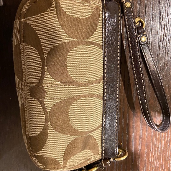 Coach Logo Wristlet - Picture 2 of 7